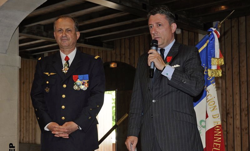 Philippe Jean Baptiste, PDG de la société MAP a été nommé Chevalier de la Légion d'Honneur à Pau