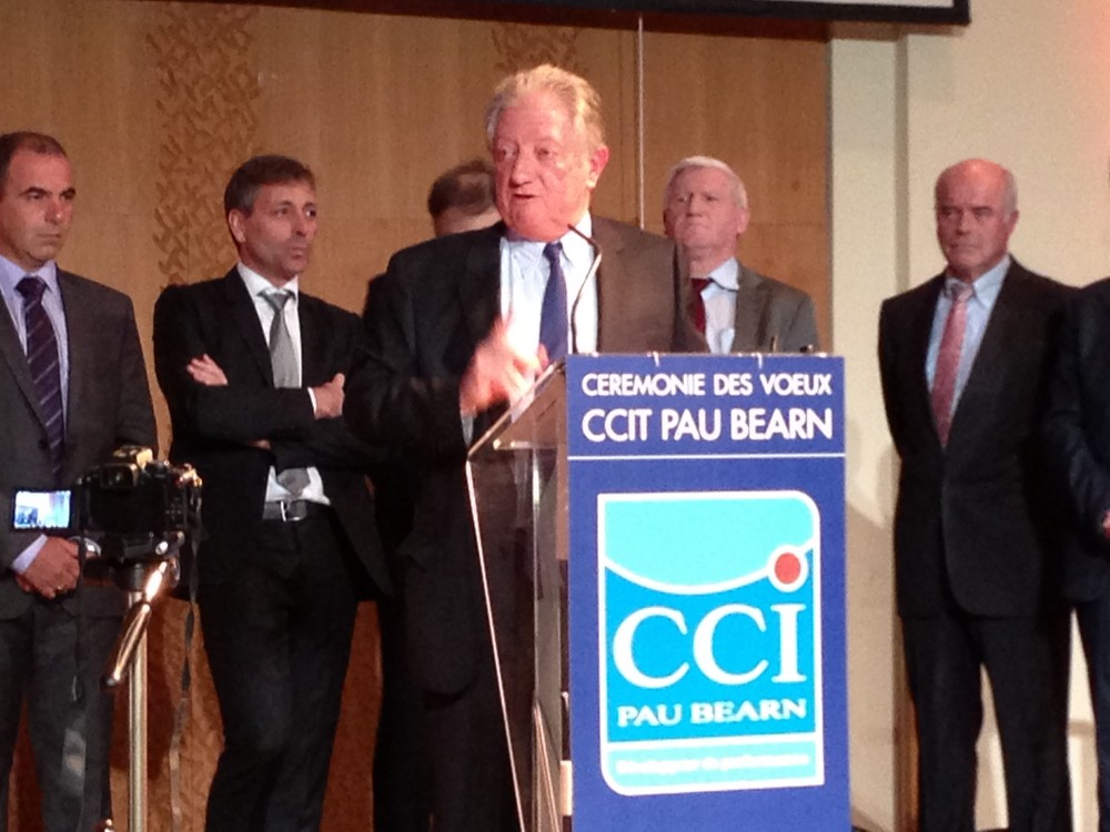 voeux 2013 CCI Pau Bearn President Patrick de Stampa Palais Beaumont